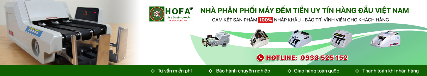 máy đếm tiền hofa