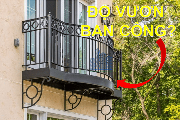 ban công Độ vươn tối đa của ban công