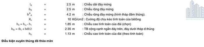 thiết kế móng cọc bê tông