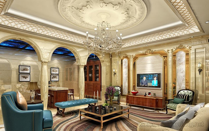 Mẫu trần bằng thạch cao đẹp