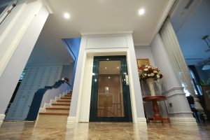 Thiết kế nhỏ gọn của thang máy gia đình