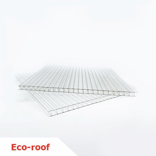 tấm lợp Polycarbonate Tấm Polycarbonate dạng rỗng thương hiệu Eco-Roof
