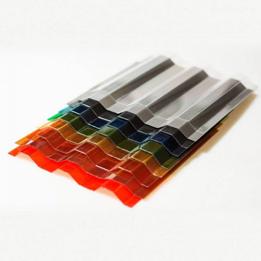 tấm lợp nhựa lấy sáng Tấm lợp Poly 9 sóng 0.8mm