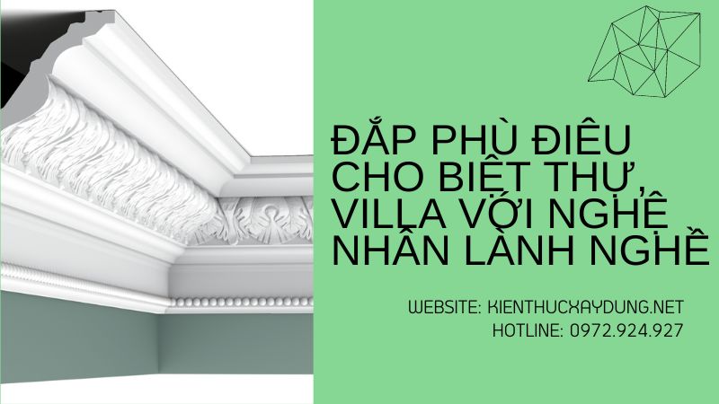 Đắp phù điêu cho biệt thự