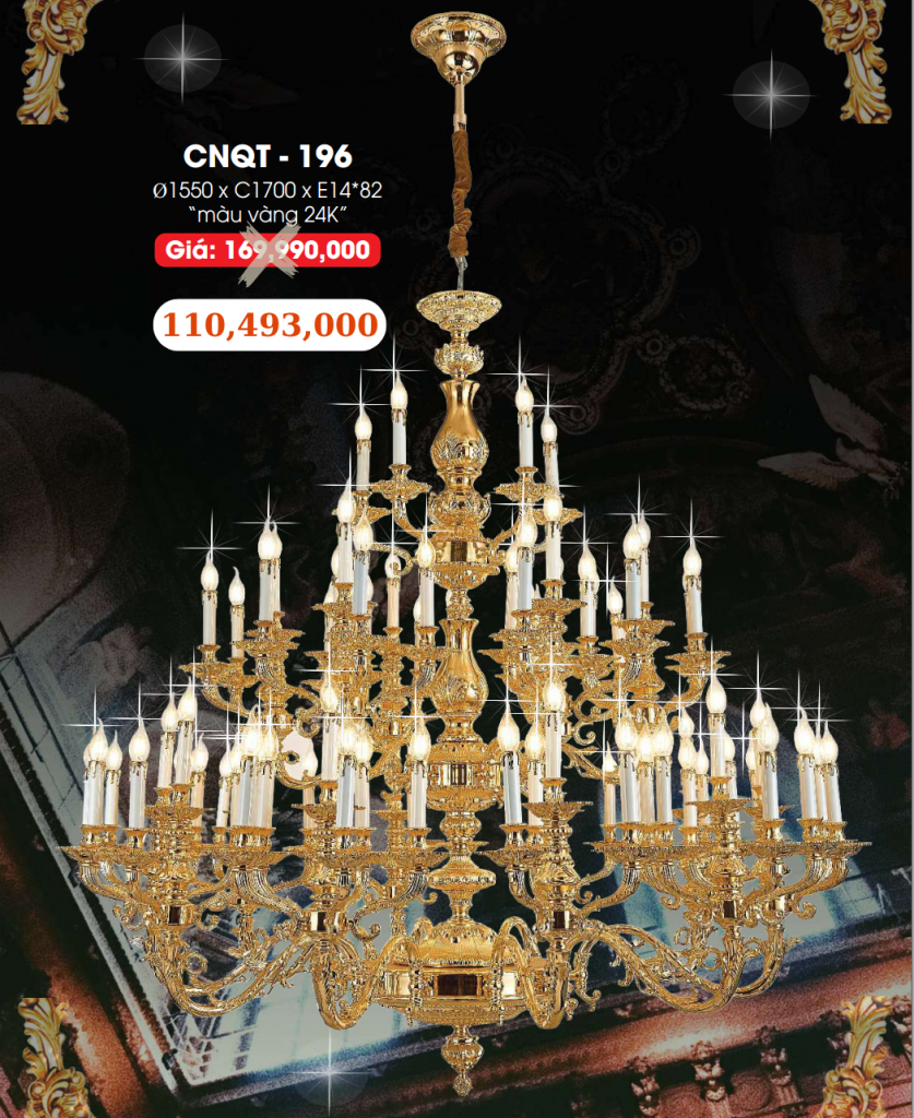 đèn chùm trang trí sảnh