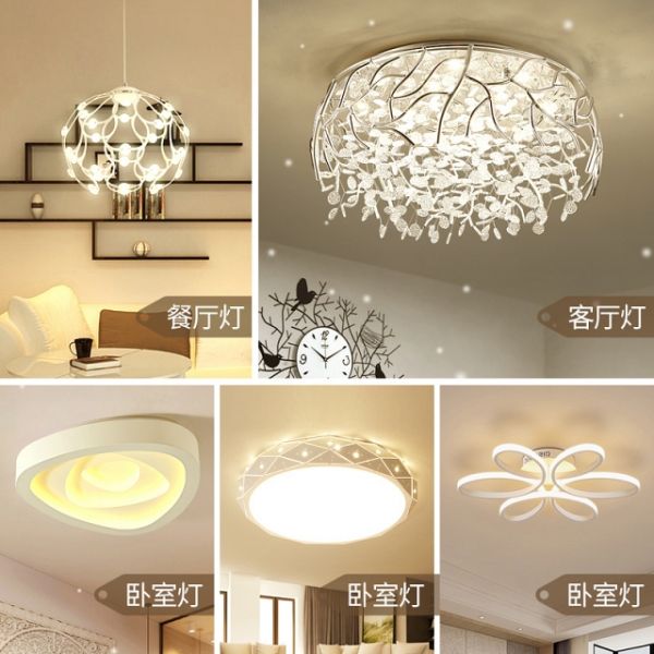 Nhều mẫu đèn mang lại cảm giác sang trọng